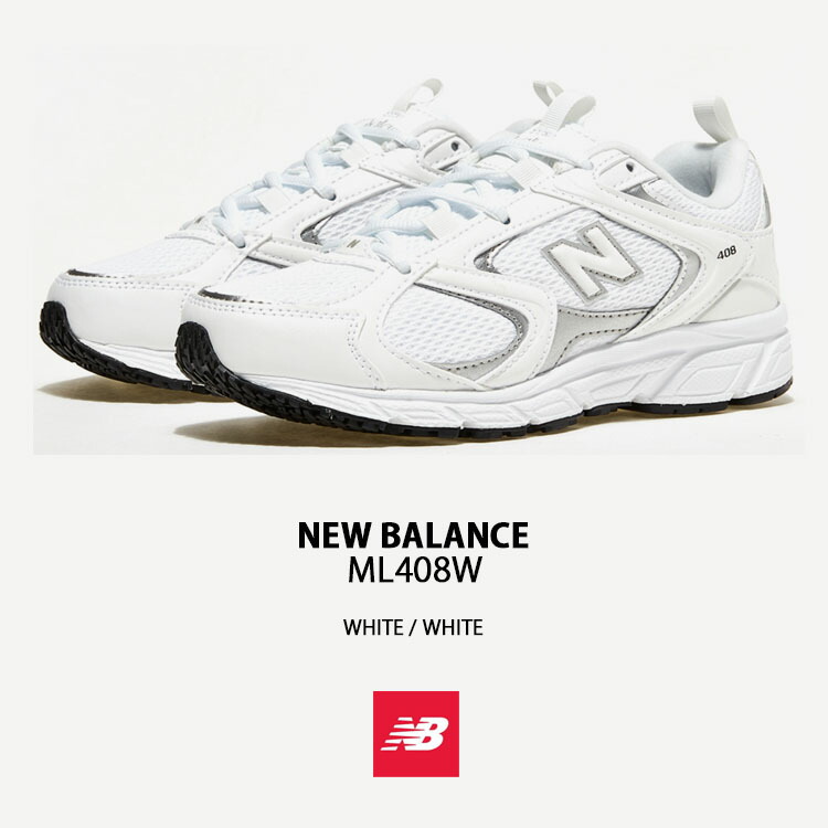 New Balance ニューバランス スニーカー 408 ML408W WHITE シューズ