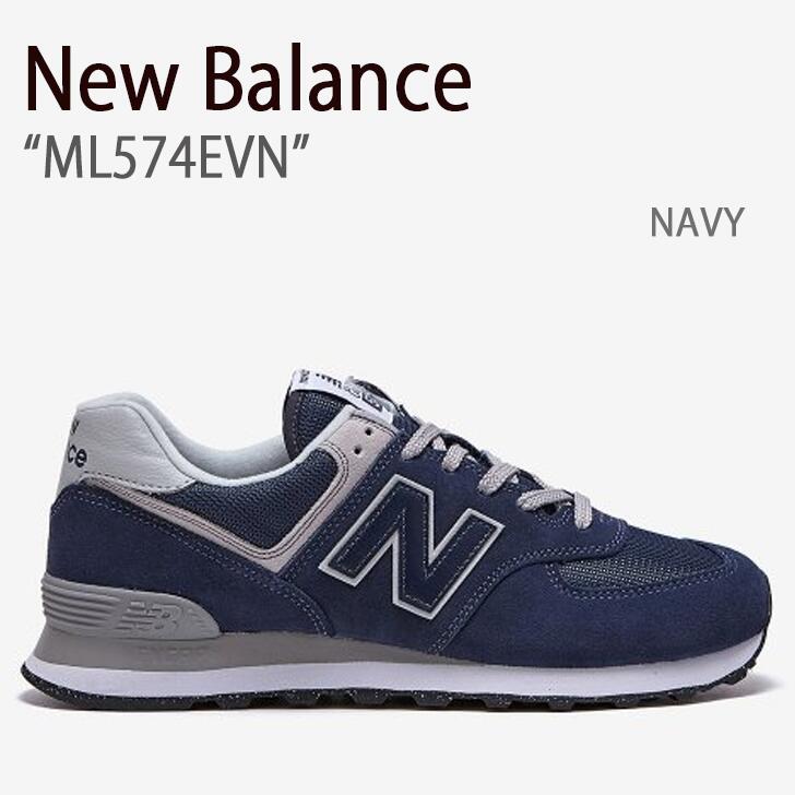 New Balance ニューバランス スニーカー 574 ML574EVN ネイビー メンズ