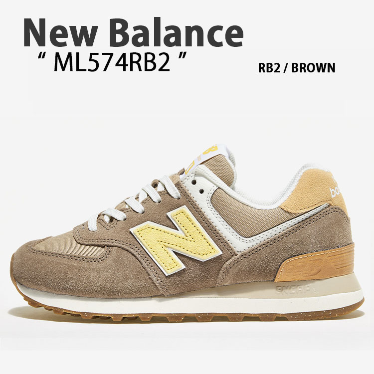 New Balance ニューバランス スニーカー 574 ML574RB2 BROWN BEIGE