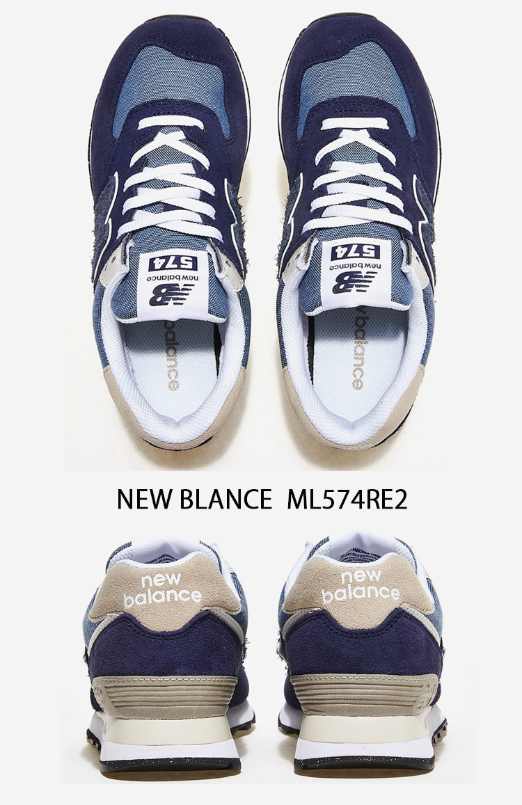 New Balance（ニューバランス） スニーカー 574 ML574RE2 NAVY BLUE