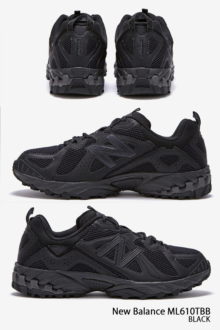 New Balance ニューバランス スニーカー ML610 ML610TBB BLACK シューズ ブラック ランニングシューズ メンズ レディース