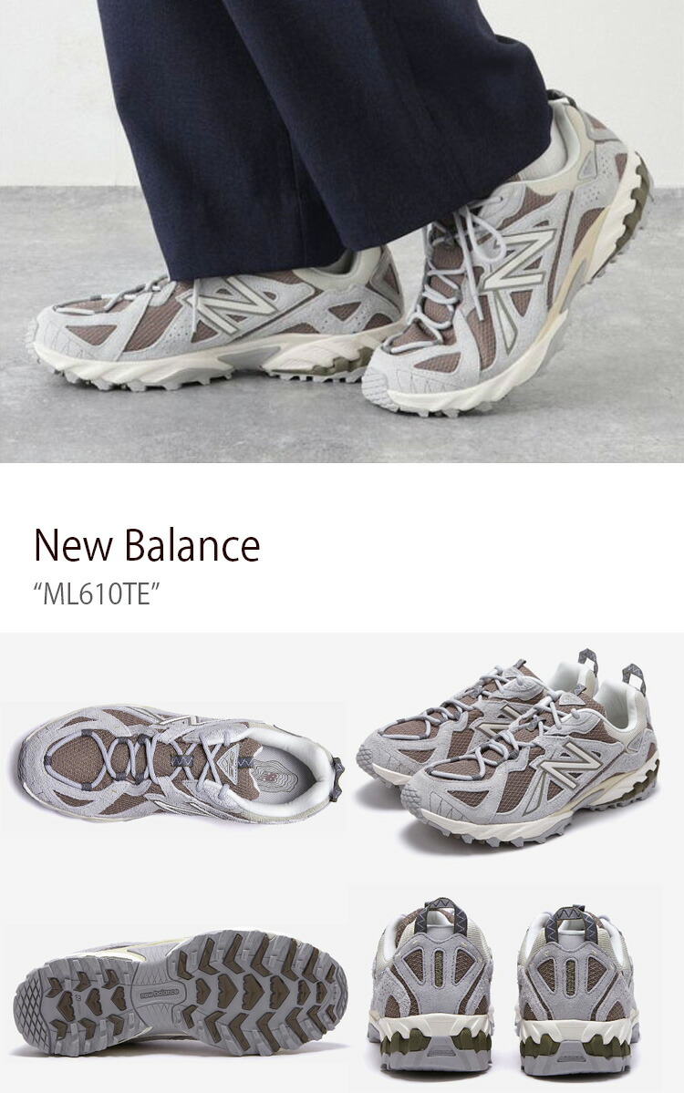 New Balance ニューバランス スニーカー ML610TE GRAY NBPDDS426G グレー シューズ レザー 本革 メンズ レディース