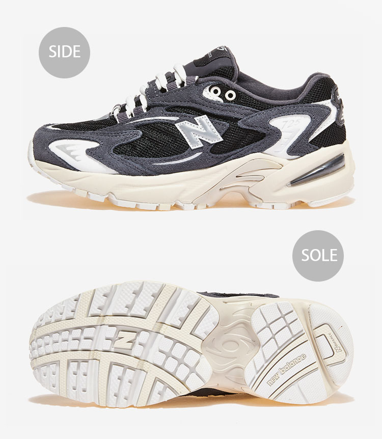 靴 New Balance ML725AC ALUMINIUM WHITE 24.5 ML725CA New Balance 725 Off White Black (Men's) | eBay