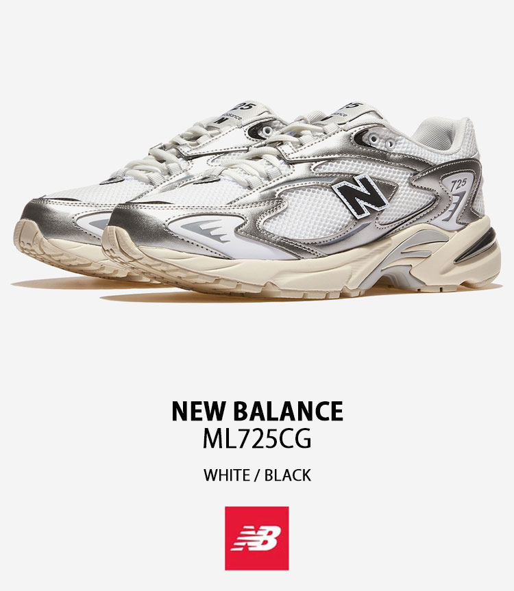 New Balance ニューバランス スニーカー ML725CG WHITE BLACK