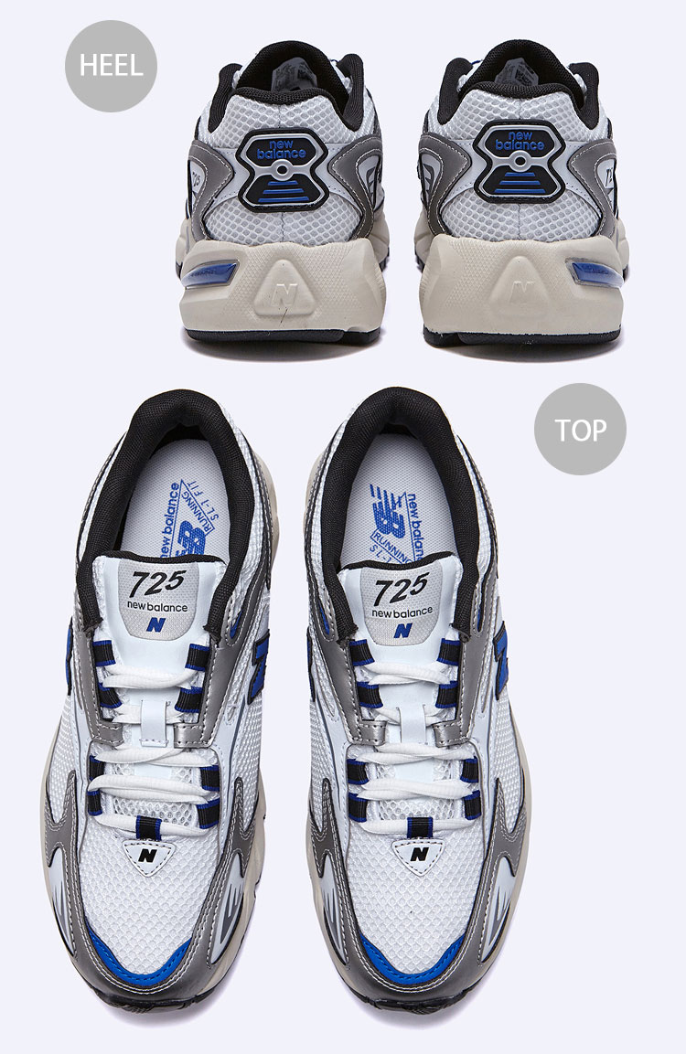 New Balance（ニューバランス） スニーカー ML725CI WHITE BLACK BLUE