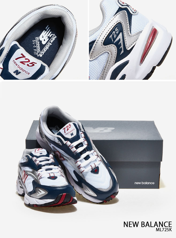 New Balance ニューバランス スニーカー ML725K NEWBALANCE 725 NAVY BLUE MULTI シューズ ネイビー  ブルー マルチカラー メンズ レディース