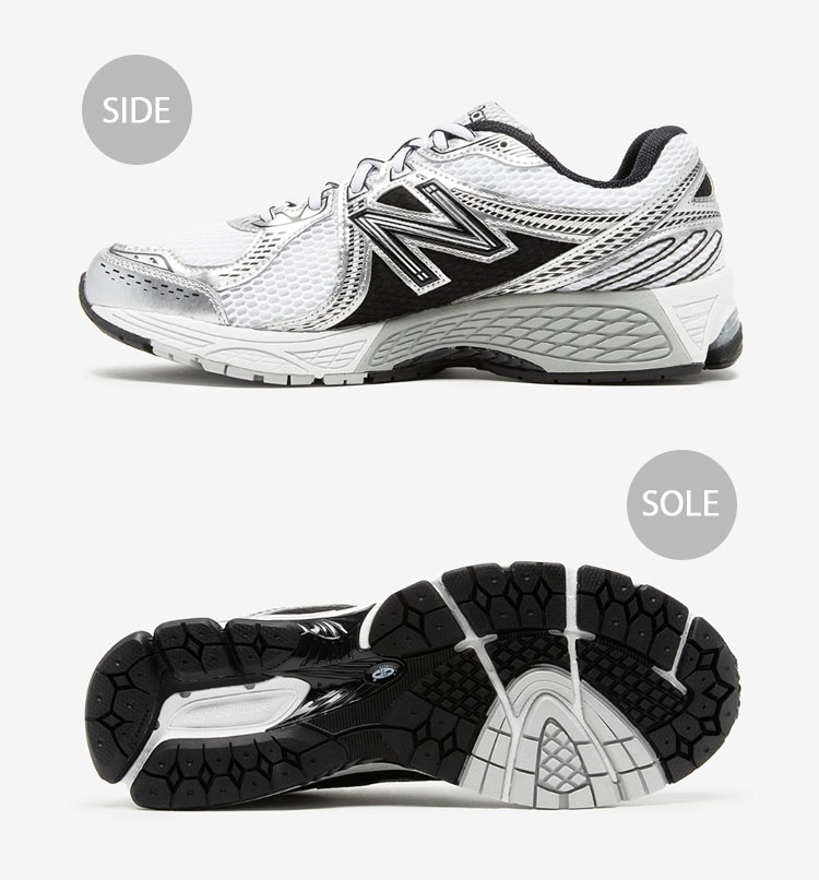 New Balance ニューバランス スニーカー ML860XD WHITE BLACK シューズ 860v2 New BalanceML860  ニューバランスML860 メッシュアッパー ホワイト ブラック