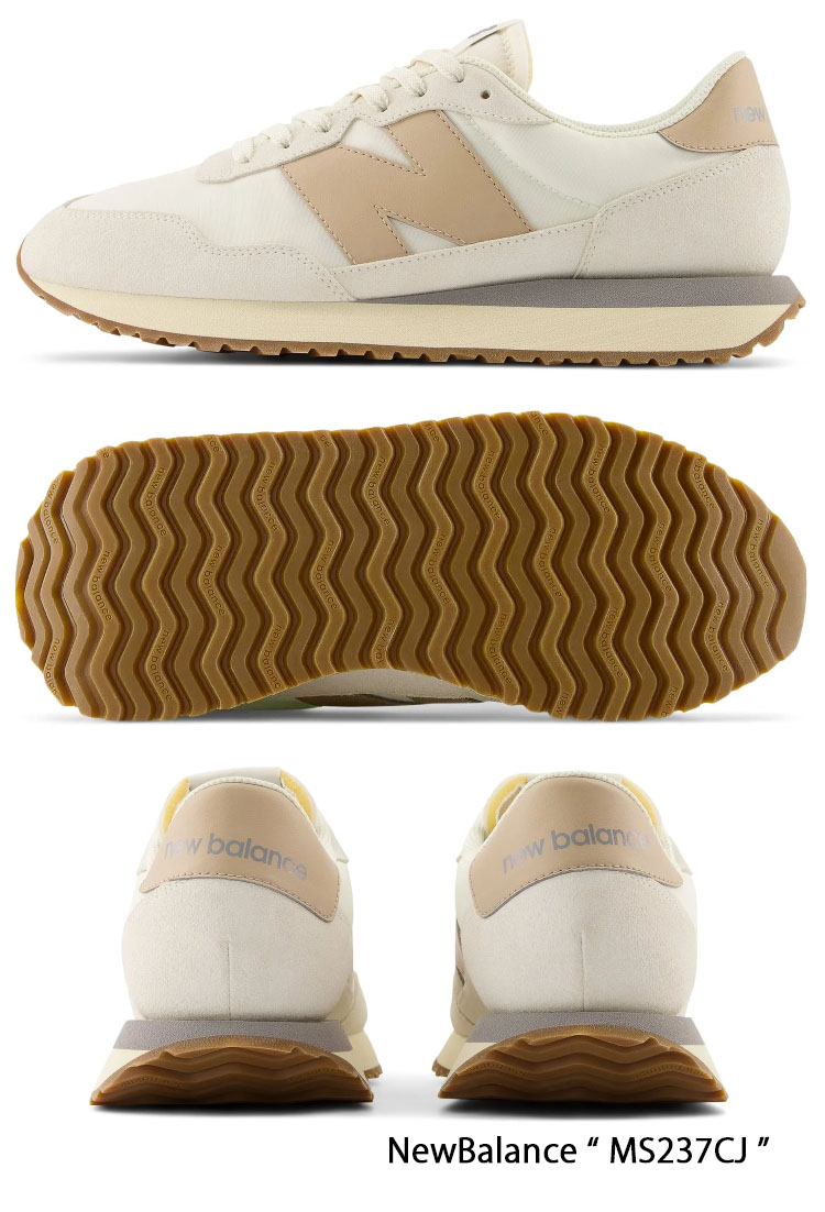 New Balance ニューバランス スニーカー 237 MS237CJ WHITE IVORY