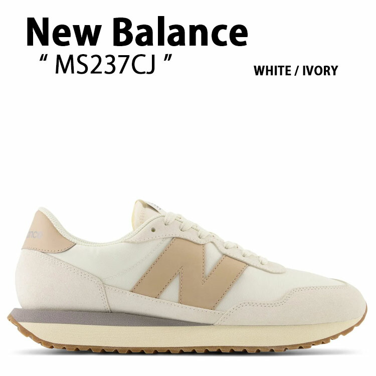 New Balance ニューバランス スニーカー 237 MS237CJ WHITE IVORY