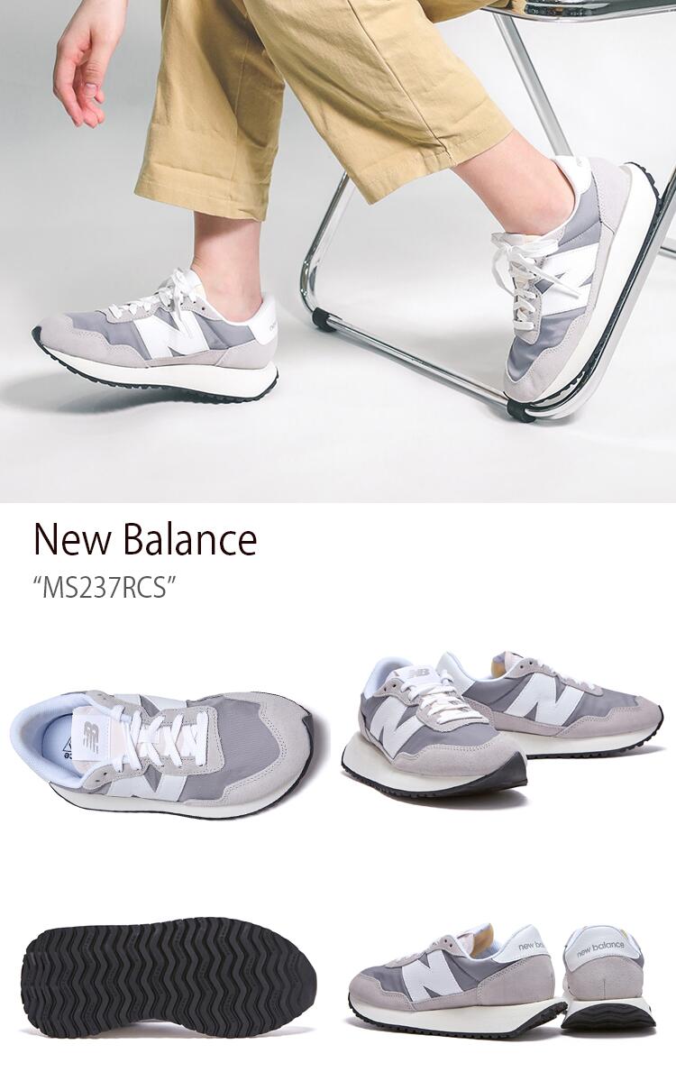 New Balance ニューバランス スニーカー 237 GRAY グレー MS237RCS