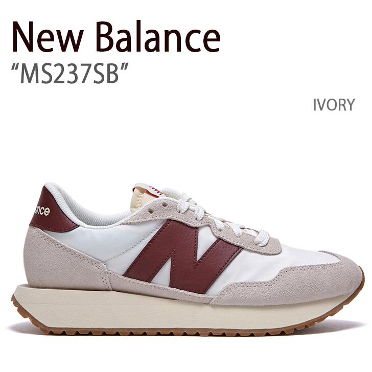 New Balance ニューバランス スニーカー 237 MS237SB IVORY アイボリー メンズ レディース ウィメンズ 男性用 女性用  ユニセックス