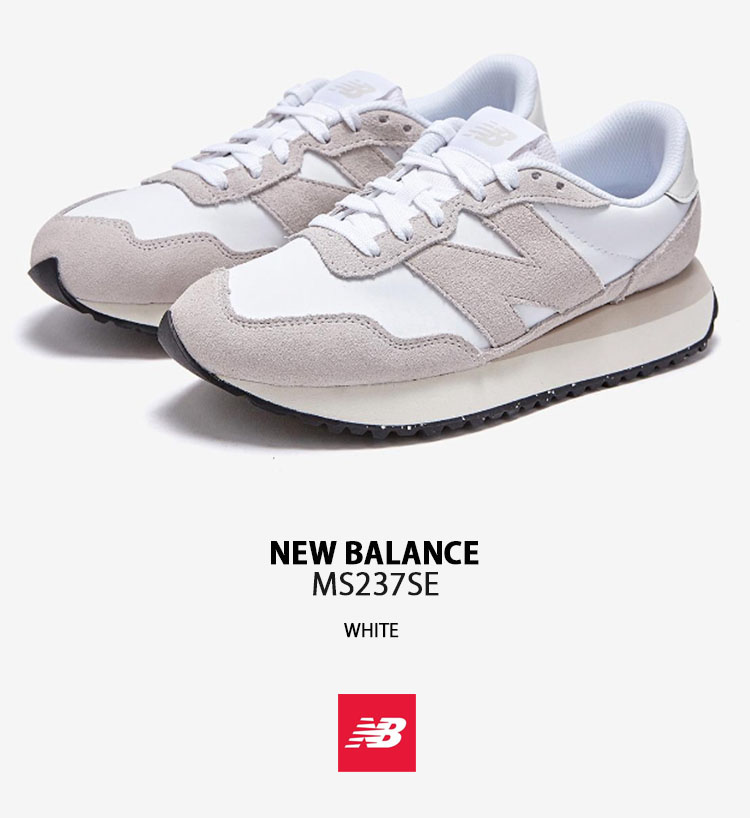 New Balance ニューバランス スニーカー 237 MS237SE WHITE ホワイト