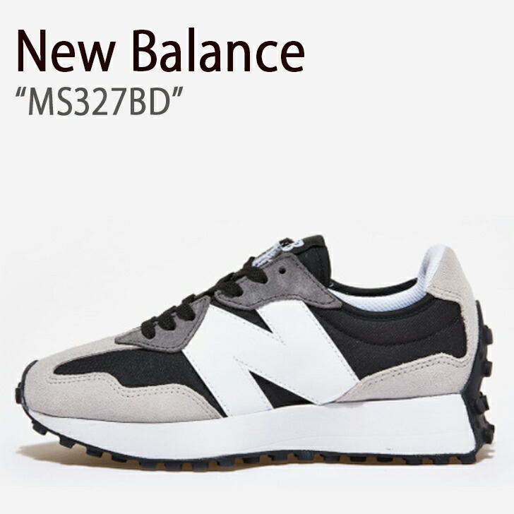 New Balance ニューバランス スニーカー 327 MS327BD NBPDAB771Y FLNBBA1U61 ブラック グレー メンズ  レディース ウィメンズ 男性用 女性用 ユニセックス