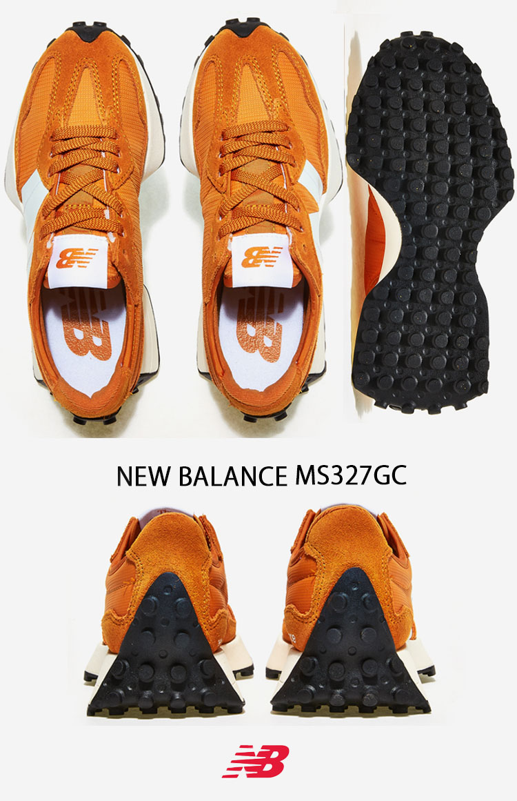 New Balance ニューバランス スニーカー 327 ORANGE MS327GC オレンジ シューズ メンズ レディース 男女共用