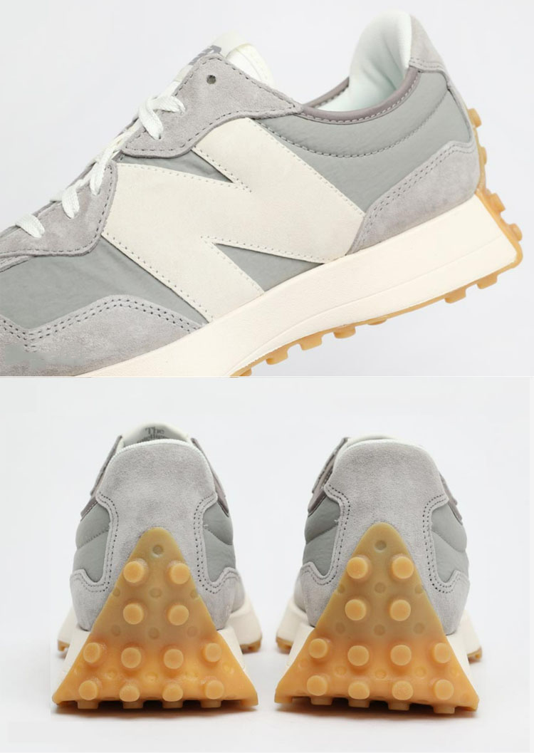 New Balance ニューバランス スニーカー MS327KA1 GRAY レザー 本革