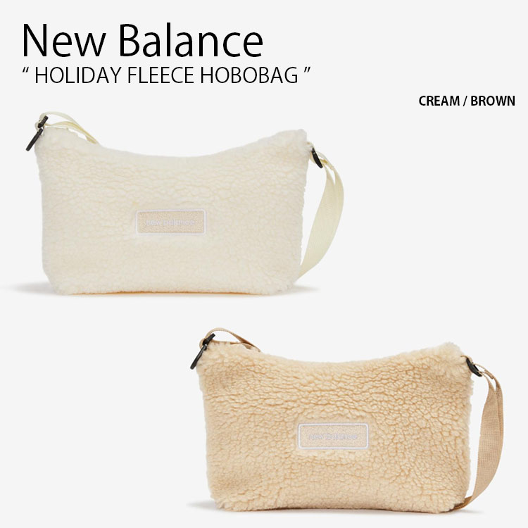New Balance ニューバランス HOLIDAY FLEECE HOBOBAG バッグ New Balance ニューバランス レディース ショルダーバッグ