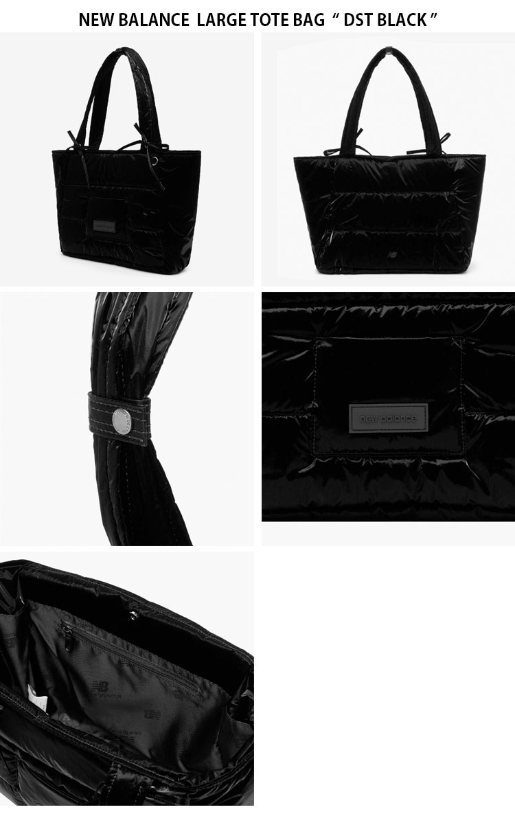 new balance トートバッグ 黒 大きめ New Balance（ニューバランス） ショルダーバッグ LARGE TOTE BAG