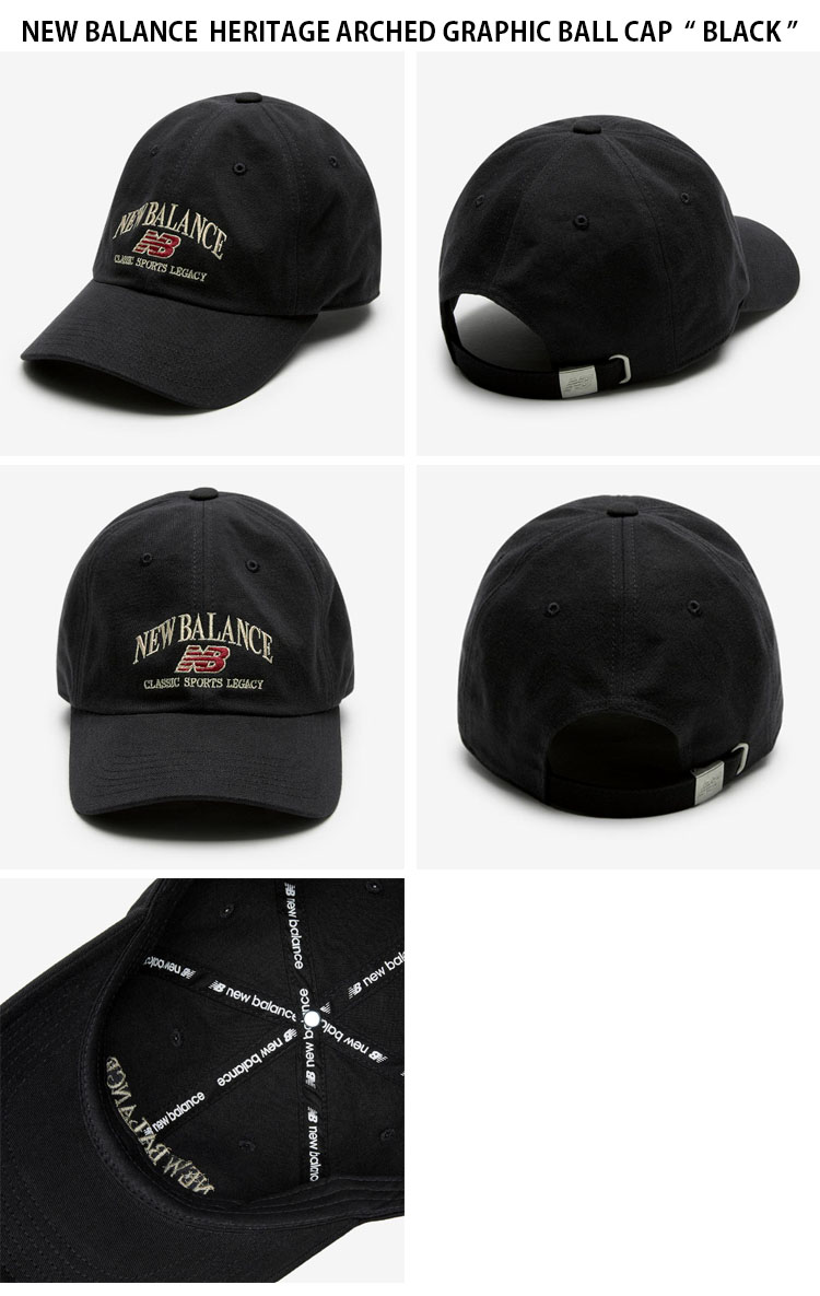 New Balance ニューバランス ベースボールキャップ HERITAGE ARCHED GRAPHIC BALL CAP キャップ 帽子 メンズ レディース NBGDFS1111 New Balance（ニューバランス） ベースボールキャップ HERITAGE ARCHED