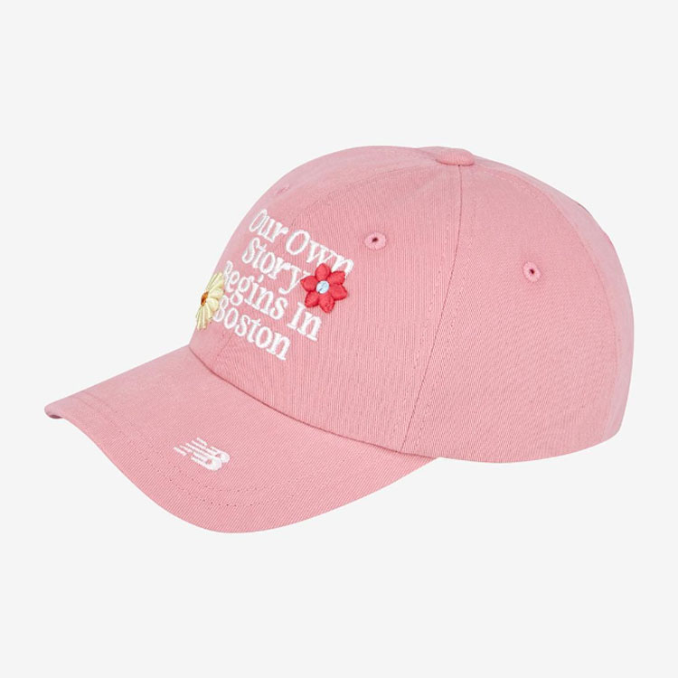 New Balance ニューバランス キッズ ベースボールキャップ LETTER BALL CAP レター ボール キャップ 帽子 ピンク ベージュ ネイビー 子供用 NK8BFS103Uの画像
