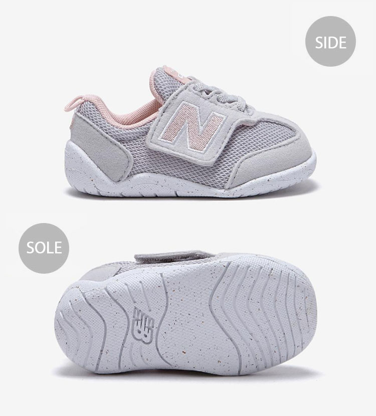 【希少】 ニューバランス キッズスニーカー 19cm グレー New Balance ニューバランス キッズ スニーカー GRAY キッズ