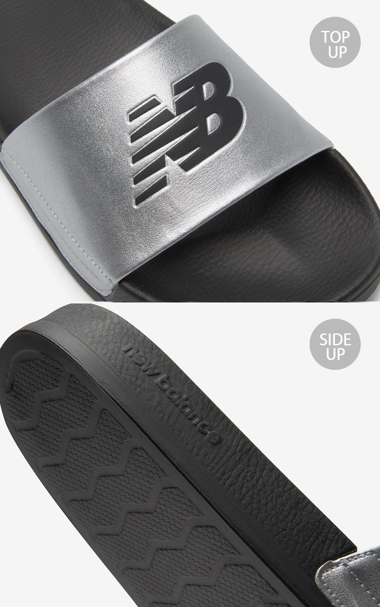 New Balance★SD1101GSI2★スライド サンダル★ロゴ★SILVER New Balance ニューバランス サンダル スライドサンダル SLIDE