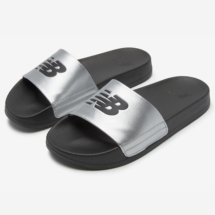 New Balance★SD1101GSI2★スライド サンダル★ロゴ★SILVER New Balance ニューバランス サンダル スライドサンダル SLIDE