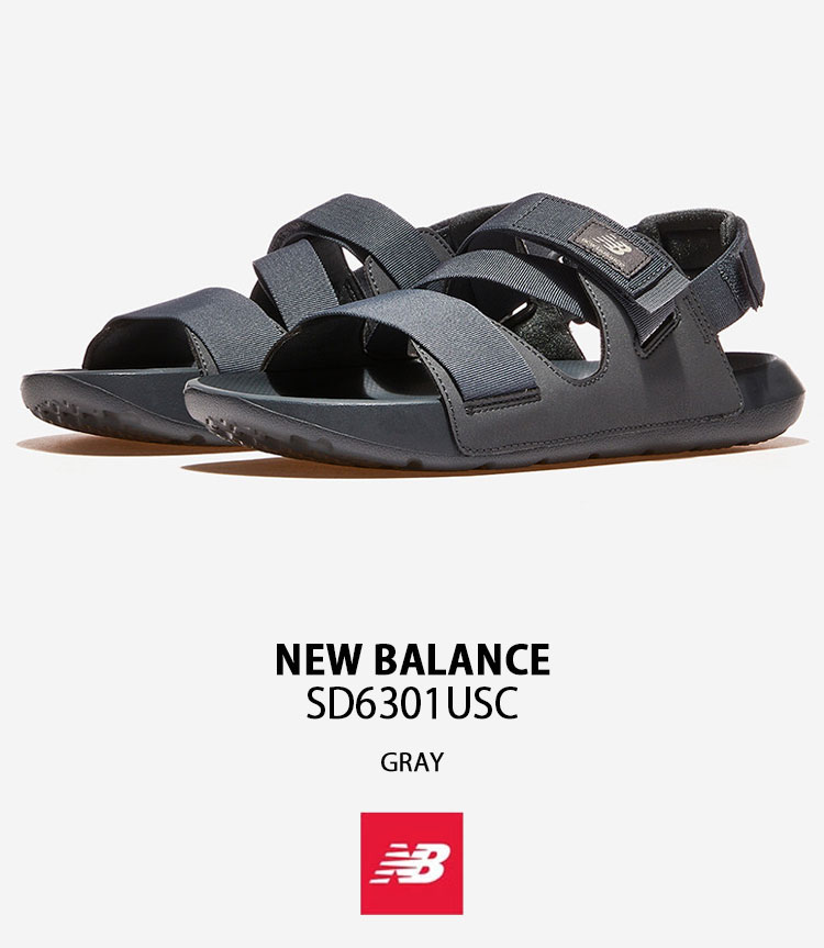 ★New Balance★男女兼用サンダル - SD6301USC New Balance ニューバランス スポーツサンダル SD6301USC GRAY