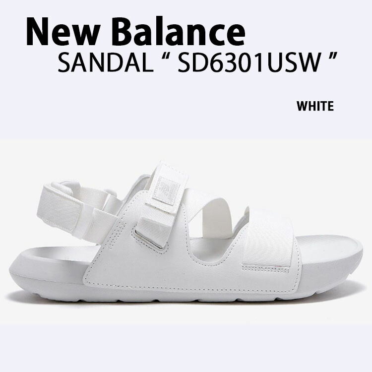 New Balance ニューバランス サンダル SD6301USW WHITE スポーツ