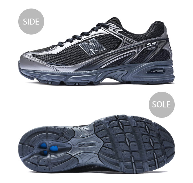 New Balance ニューバランス スニーカー U509E1 BLACK SILVER