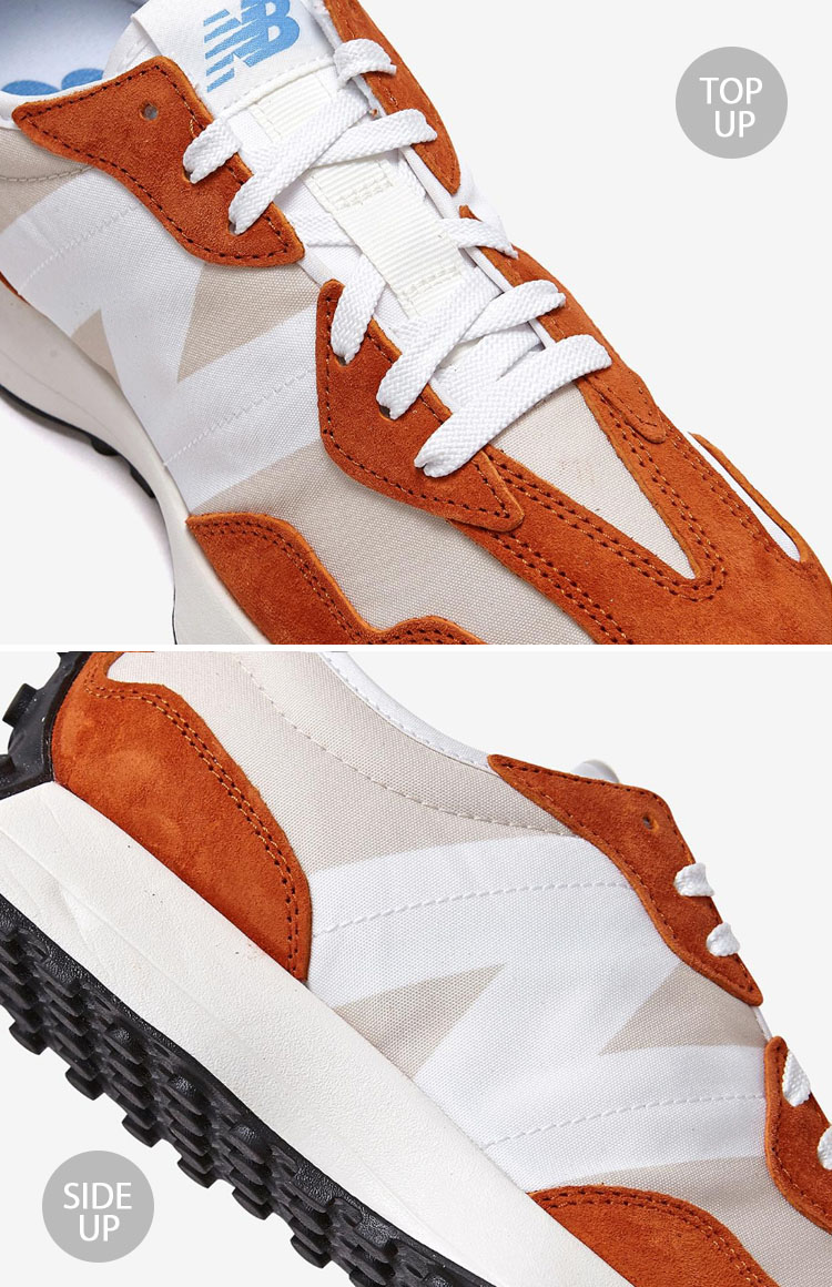 New Balance ニューバランス スニーカー U327 U327LF ORANGE WHITE シューズ オレンジ ホワイト レトロ クラシック  メンズ レディース