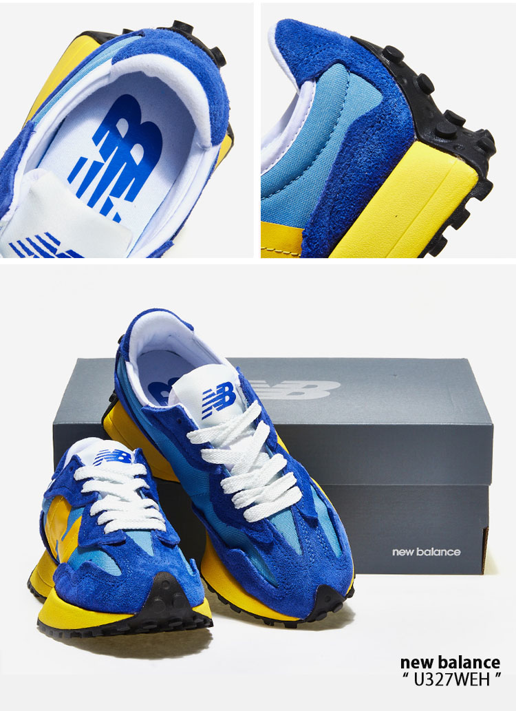 ★New Balance★UWRPDTBK-Blue★女性用/厚底ソール New Balance ニューバランス スニーカー 327 U327WEH BLUE
