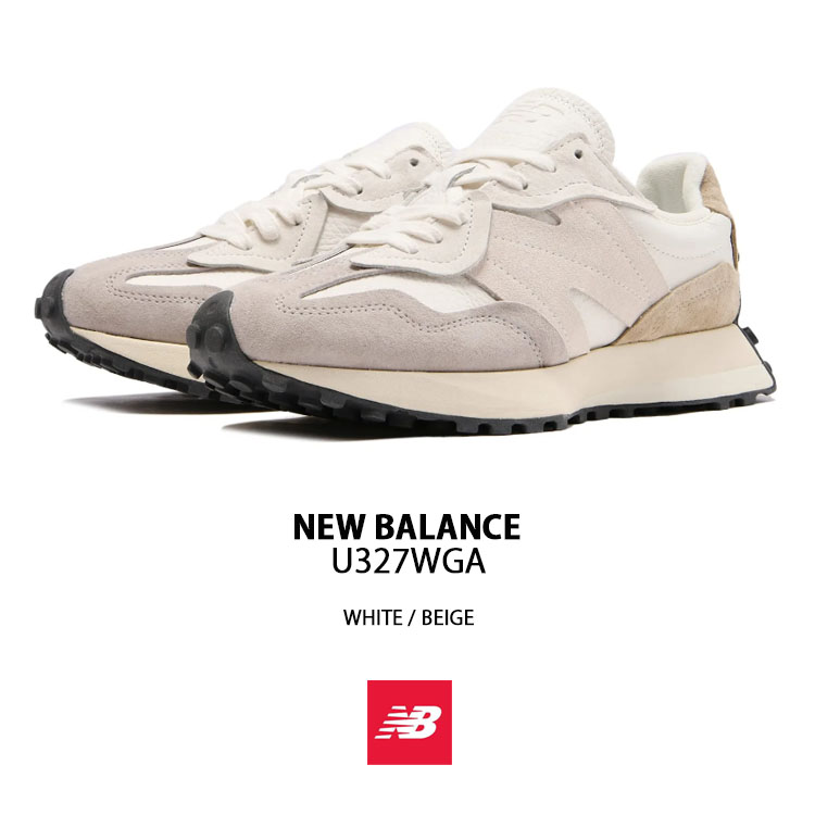 ニューバランス U327W GA ： ホワイト×ベージュ New Balance New Balance（ニューバランス） レディース スニーカー U327WGA WHITE