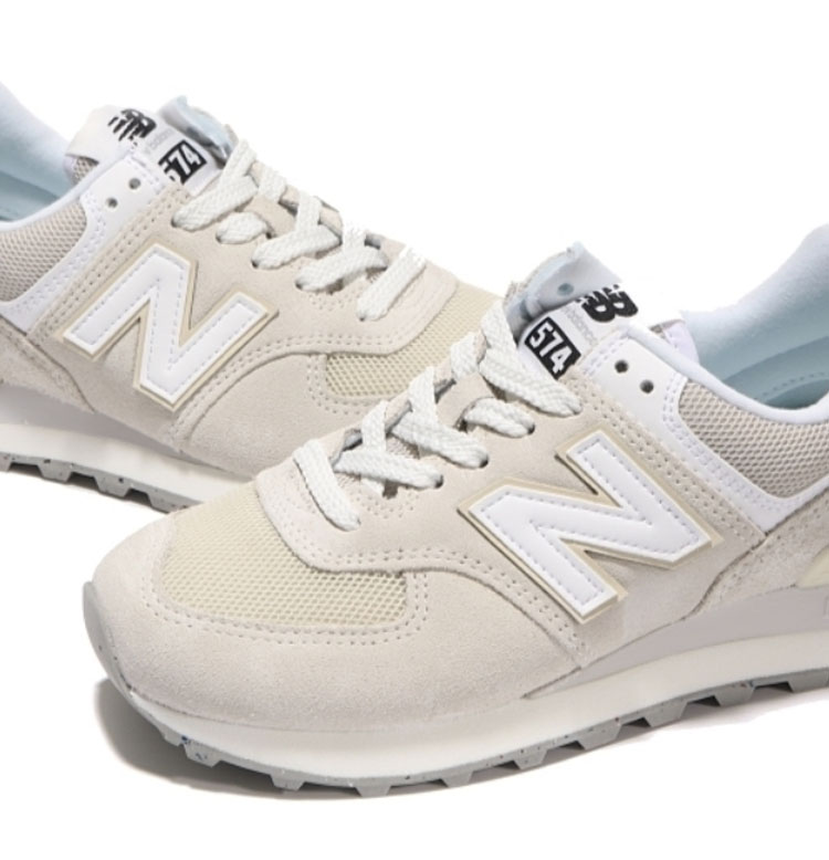 New Balance ニューバランス スニーカー U574FOG BEIGE WHITE シューズ ベージュ ホワイト スウェードシューズ  スウェードスニーカー くすみカラー