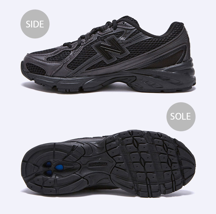 New Balance ニューバランス スニーカー U740BO2 BLACK シューズ