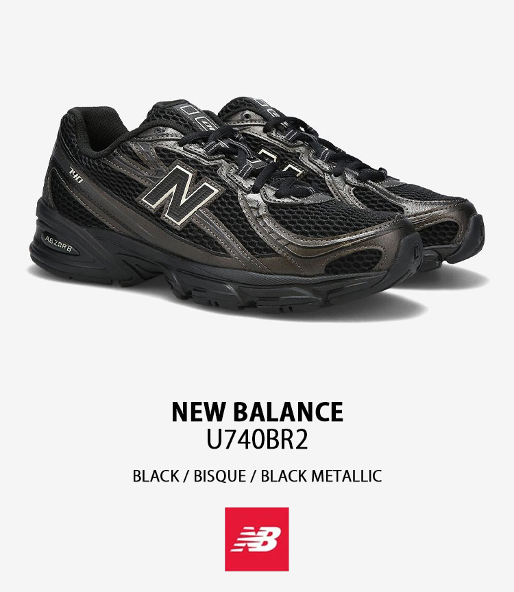 New Balance（ニューバランス） レディース スニーカー U740BR2 BLACK