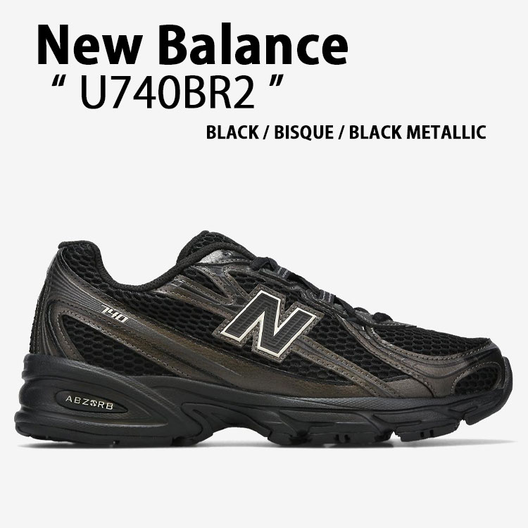 New Balance（ニューバランス） レディース スニーカー U740BR2 BLACK