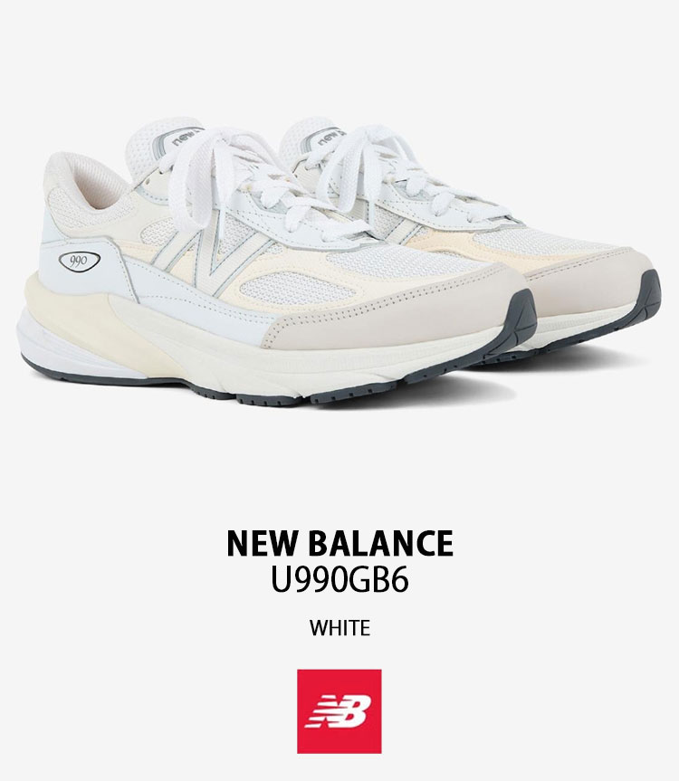 New Balance ニューバランス USA スニーカー U990GB6 WHITE