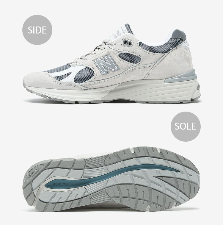 New Balance ニューバランス スニーカー U991LG2 WHITE made in
