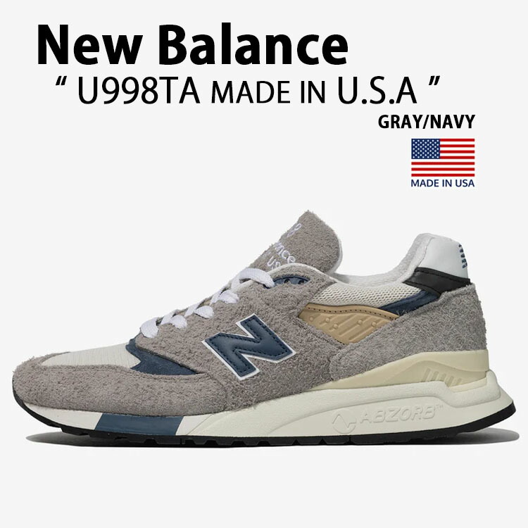 New Balance ニューバランス スニーカー U998TA GRAY NAVY MADE IN USA 