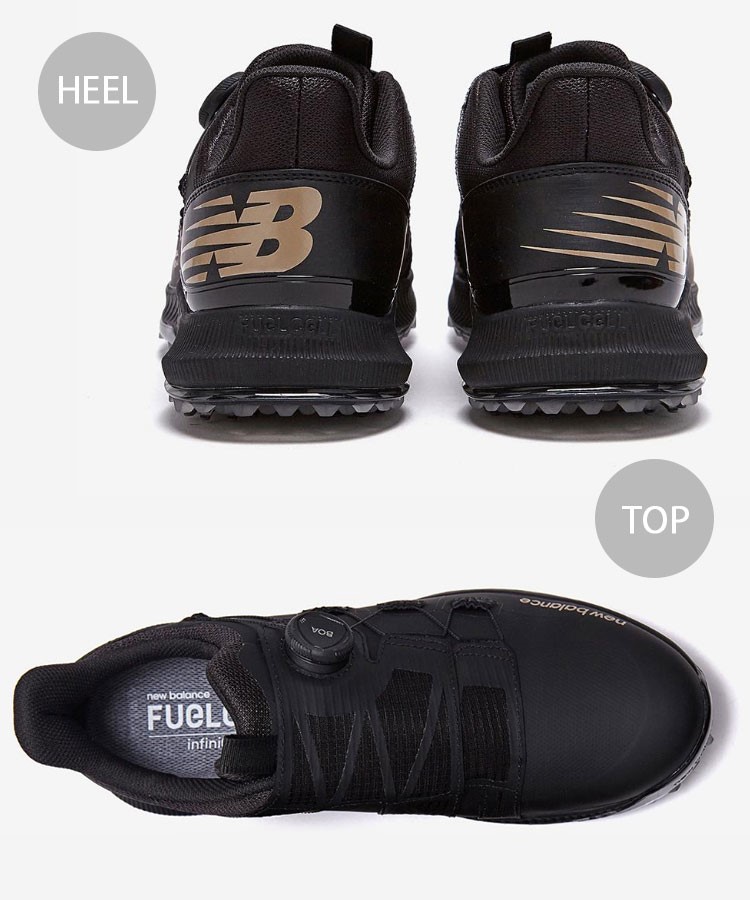 美品！ニューバランス　レディースゴルフシューズ黒　２５センチ New Balance ニューバランス レディース スニーカー UGB1001B