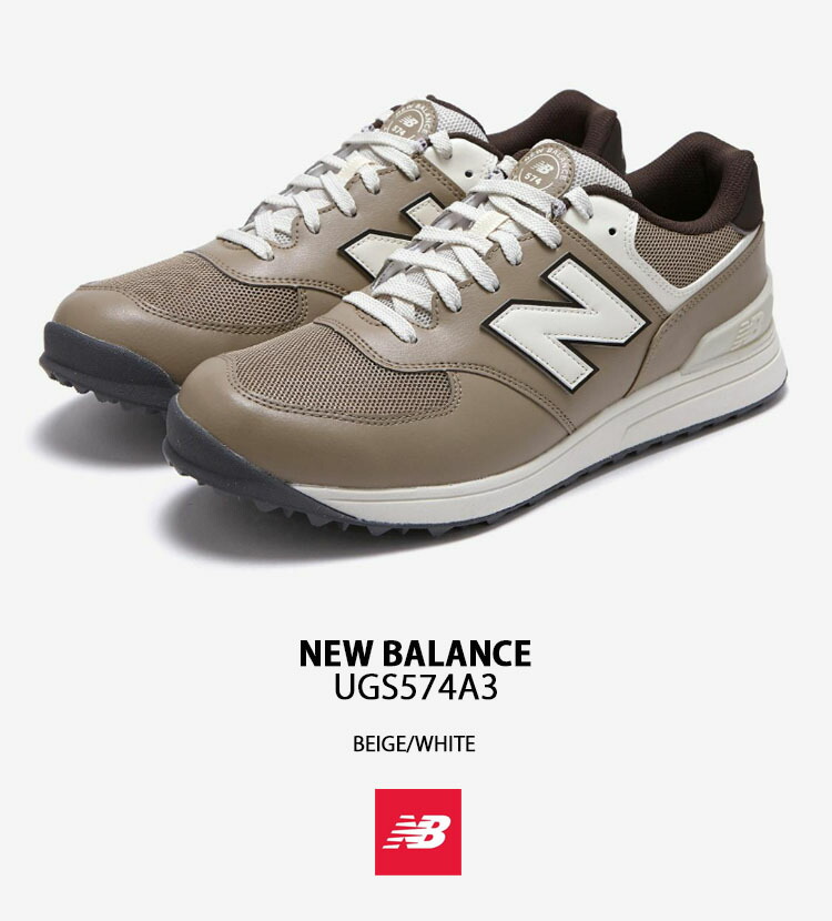 New Balance ニューバランス スニーカー UGS574 UGS574A3 ゴルフシューズ BEIGE WHITE シューズ ベージュ  ホワイト スパイクレス メンズ レディース : nb-ugs574a3 : セレクトショップ a-clo - 通販 - Yahoo!ショッピング