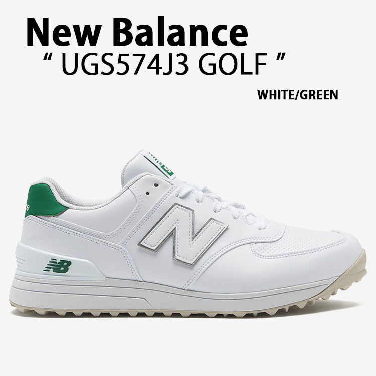 New Balance ニューバランス スニーカー UGS574J3 GOLF WHITE GREEN ゴルフ シューズ NewBalance574  ニューバランス574 ゴルフシューズ クラシック ホワイト