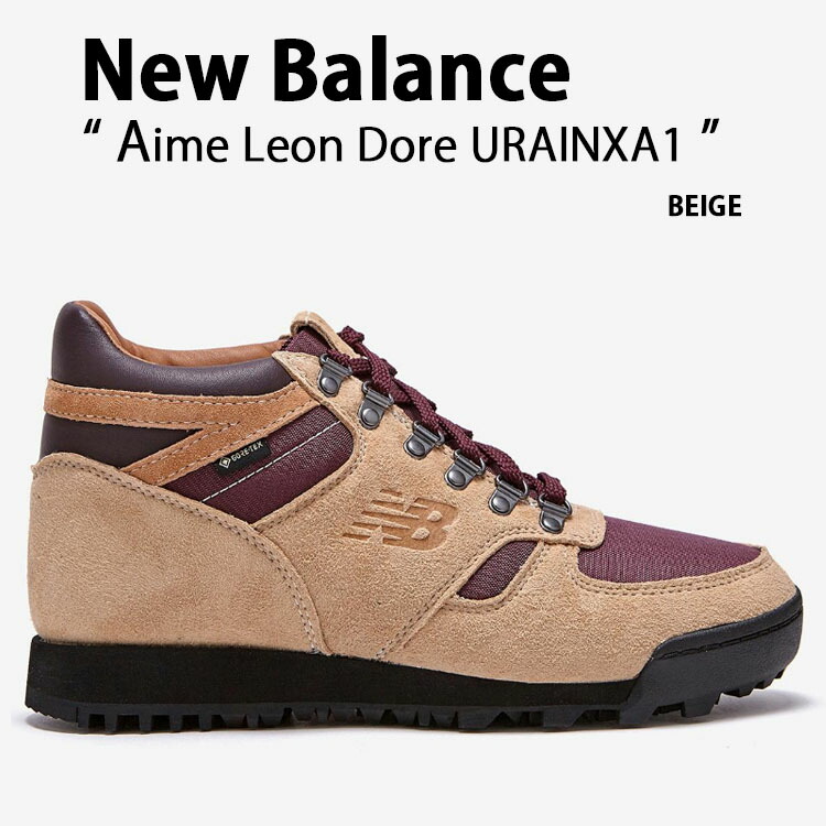 New Balance ニューバランス Rainier Aime Leon Dore スニーカー URAINXA1 BROWN シューズ 本革  レーニア コラボ レザー ブラウン メンズ