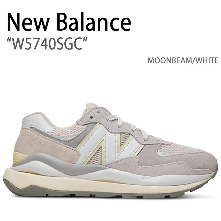 New Balance ニューバランス スニーカー 5740 MOONBEAM WHITE ムーン