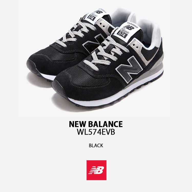 New Balance（ニューバランス） レディース スニーカー WL574EVB BLACK