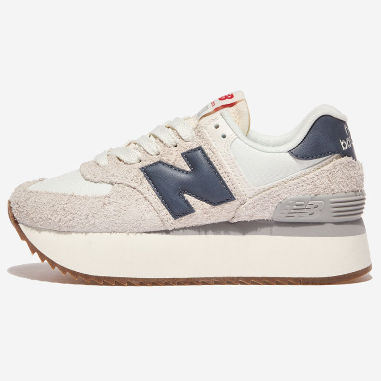 New Balance ニューバランス レディース 厚底 スニーカー WL574ZQA BEIGE ...