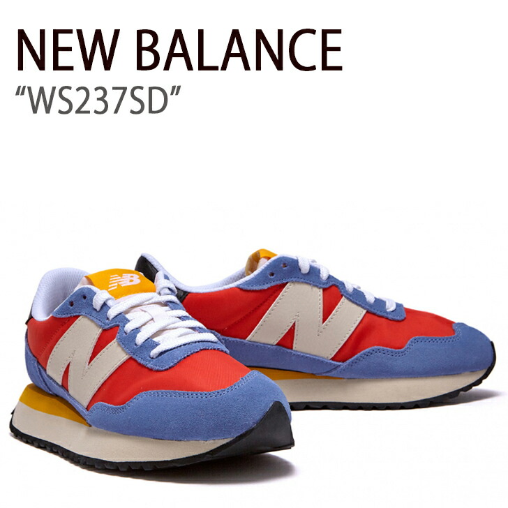 New Balance ニューバランス スニーカー 237 BLUE ORANGE オレンジ 