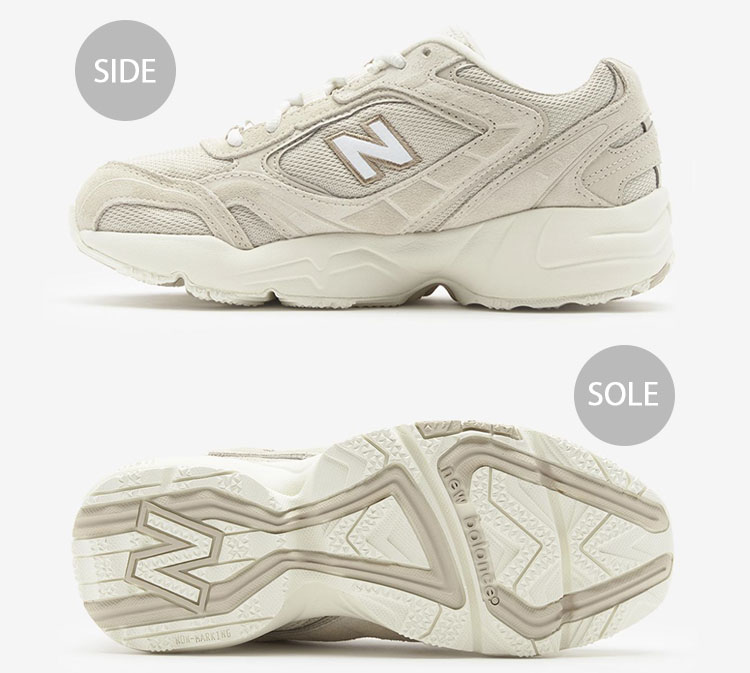 New Balance ニューバランス メンズ レディース スニーカー WX452RM BEIGE シューズ メッシュ 厚底 プラットフォーム  NewBalance452 ニューバランス452