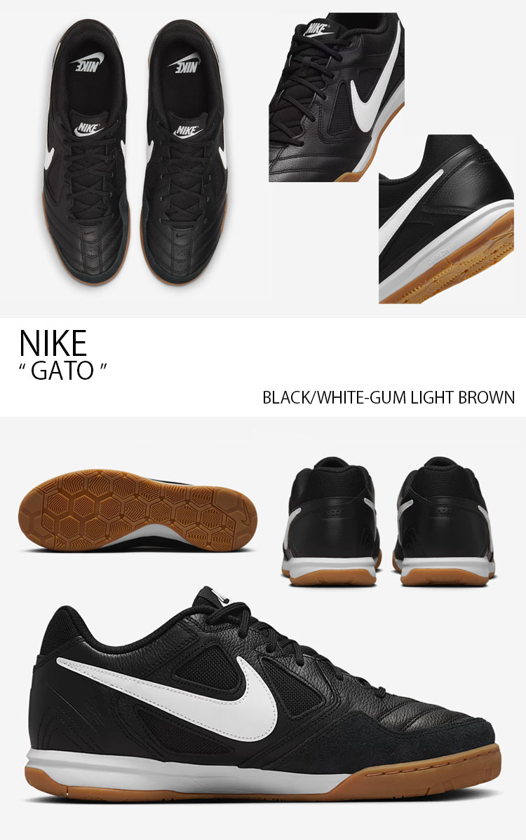 NIKE（ナイキ） スニーカー GATO ガト HQ6019-001 ローカット ブラック