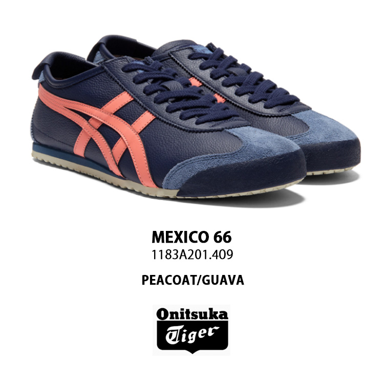 オニツカタイガー スニーカー Onitsuka Tiger MEXICO 66 メキシコ66 PEACOAT/GUAVA # 1183A201.409 シューズ ot-1183201409-1.jpg